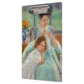 Mary Cassatt - Young Moeder Sewing Klembord (Links)