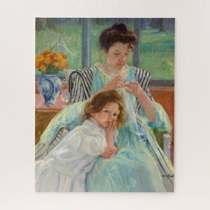 Mary Cassatt - Young Moeder Sewing Legpuzzel