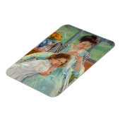 Mary Cassatt - Young Moeder Sewing Magneet (Linkerzijde)