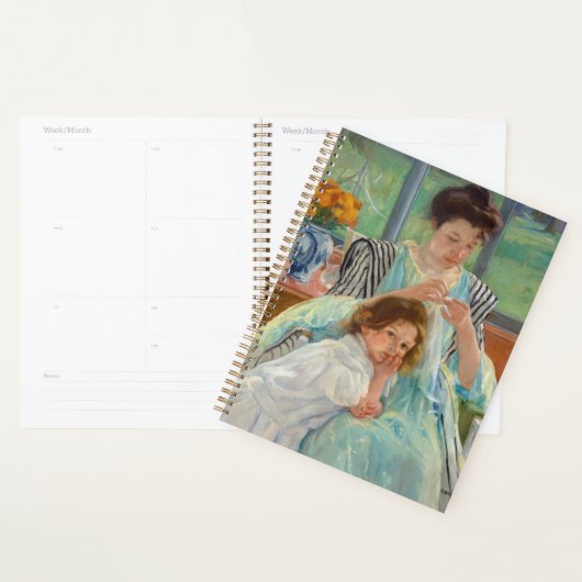 Mary Cassatt - Young Moeder Sewing Planner (Display)