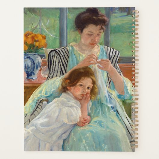 Mary Cassatt - Young Moeder Sewing Planner (Achterkant)