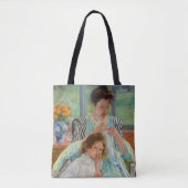 Mary Cassatt - Young Moeder Sewing Tote Bag (Voorkant)