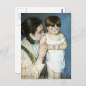 Mary Cassatt- Young Thomas en zijn moeder Briefkaart (Voorkant / Achterkant)