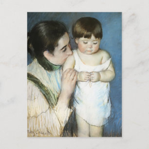 Mary Cassatt- Young Thomas en zijn moeder Briefkaart
