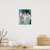 Mary Cassatt Zedign Art Poster #1 (Keuken)