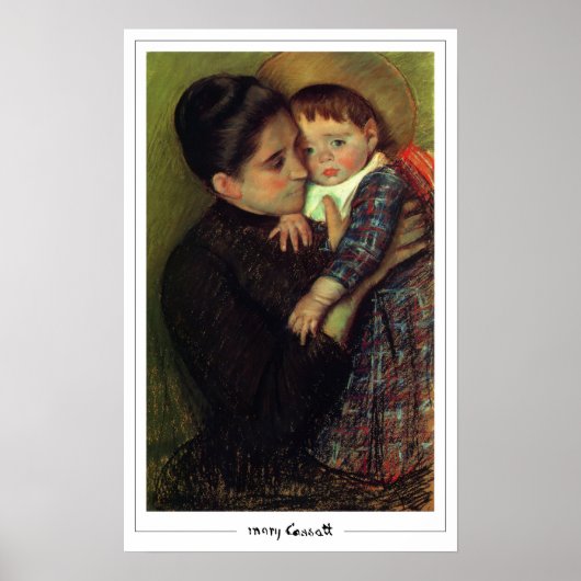 Mary Cassatt Zedign Art Poster #111 (Voorkant)