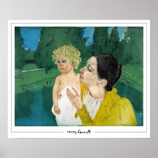 Mary Cassatt Zedign Art Poster #128 (Voorkant)