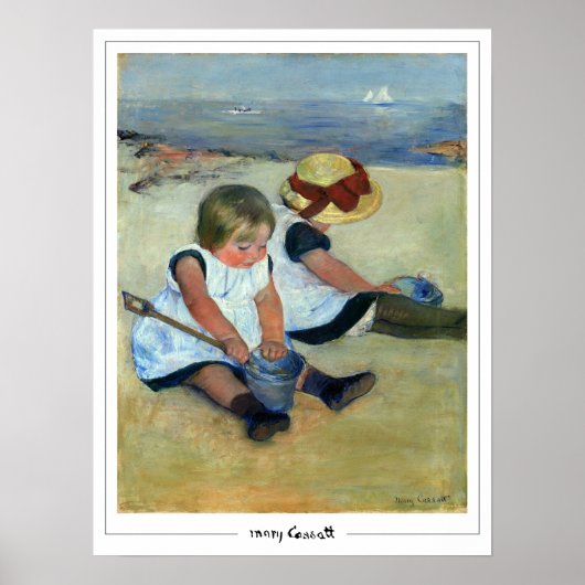 Mary Cassatt Zedign Art Poster #140 (Voorkant)
