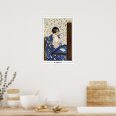 Mary Cassatt Zedign Art Poster #150 (Keuken)