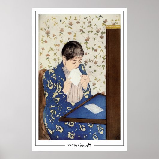 Mary Cassatt Zedign Art Poster #150 (Voorkant)