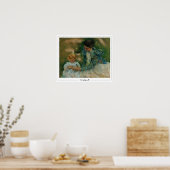 Mary Cassatt Zedign Art Poster #295 (Keuken)
