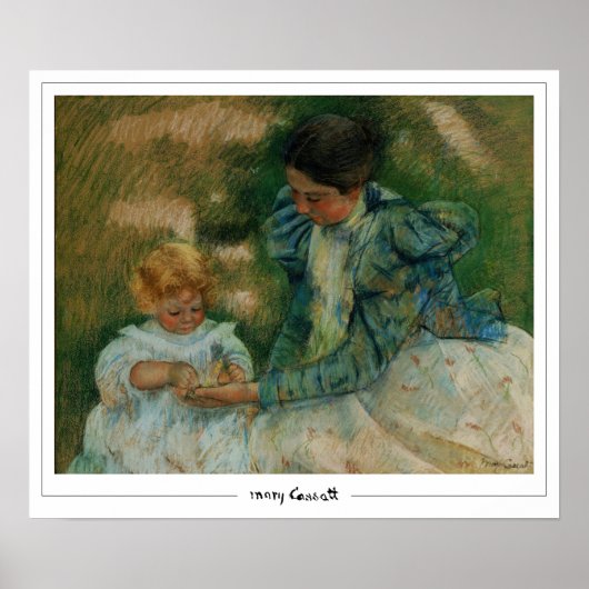 Mary Cassatt Zedign Art Poster #295 (Voorkant)