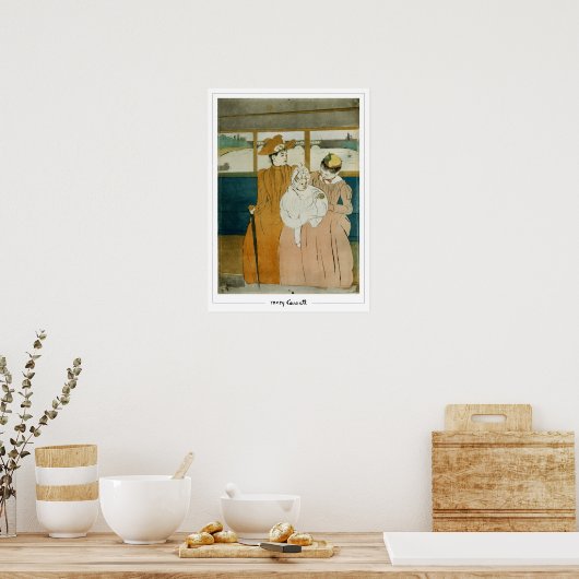 Mary Cassatt Zedign Art Poster #3 (Keuken)