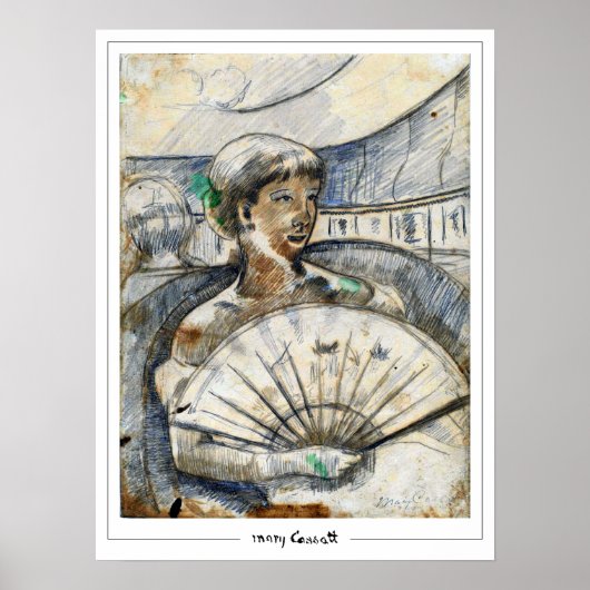 Mary Cassatt Zedign Art Poster #312 (Voorkant)