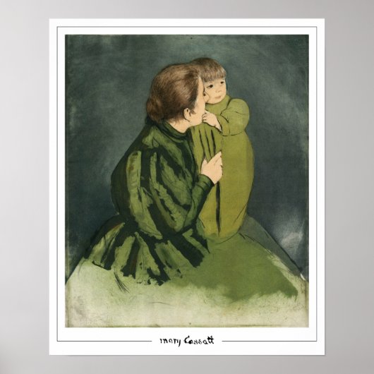 Mary Cassatt Zedign Art Poster #329 (Voorkant)