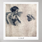 Mary Cassatt Zedign Art Poster #342 (Voorkant)