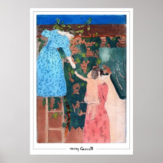 Mary Cassatt Zedign Art Poster #400 (Voorkant)