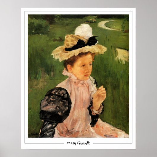 Mary Cassatt Zedign Art Poster #92 (Voorkant)