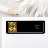 Mary Cassatt's kat in Bonnet Etiket (Insitu)