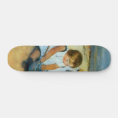 Mary Cassatt's kinderen op de strand (1884) Skateboard (Horizontaal)