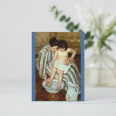 Mary Cassatt's The Child's Bath (ongeveer 1892) Briefkaart (Staand voorkant)