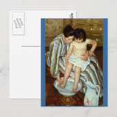 Mary Cassatt's The Child's Bath (ongeveer 1892) Briefkaart (Voorkant / Achterkant)