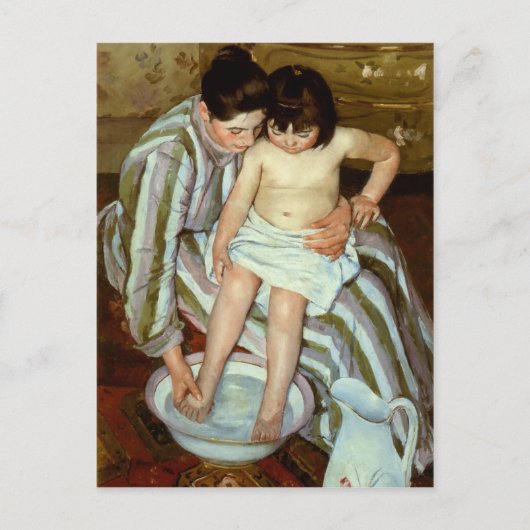 Mary Cassatt's The Child's Bath (ongeveer 1892) Briefkaart (Voorkant)