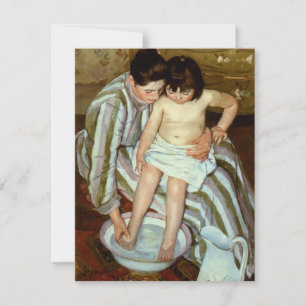 Mary Cassatt's The Child's Bath (ongeveer 1892) Kaart