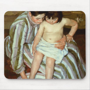 Mary Cassatt's The Child's Bath (ongeveer 1892) Muismat