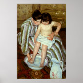 Mary Cassatt's The Child's Bath (ongeveer 1892) Poster (Voorkant)