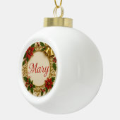 Mary Christmas Ornament – Personalized Gift Ball (Rechts)