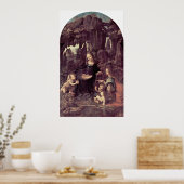 Mary, Christus kind en engel, Leonardo da Vinci Poster (Keuken)