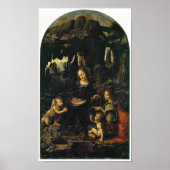 Mary, Christus kind en engel, Leonardo da Vinci Poster (Voorkant)