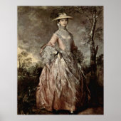 Mary Countess Howe van Thomas Gainsborough Poster (Voorkant)