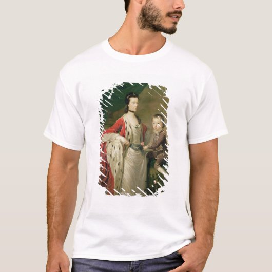 Mary, Countess of Shaftsbury en haar zoon T-shirt (Voorkant)