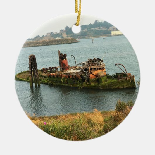 Mary D. Hume, Gold Beach, Oregon Keramisch Ornament (Voorkant)