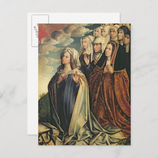 Mary de Bemiddelaar met Joanna Gek Briefkaart (Voorkant / Achterkant)