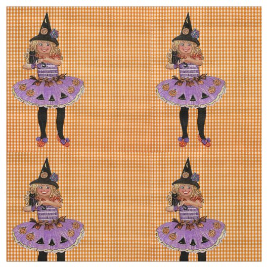 Mary de Halloween Heksenstof Stof (Swatch)