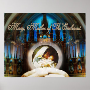 MARY, DE MOEDER VAN DE EUCHARIST. POSTER