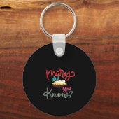 Mary Did You Know Christian Bible Verse Christmas  Sleutelhanger (Voorkant)