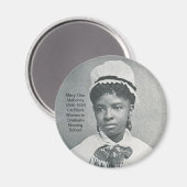 Mary Eliza Mahoney First Black Nurse RN Magneet (Voorkant / Achterkant)