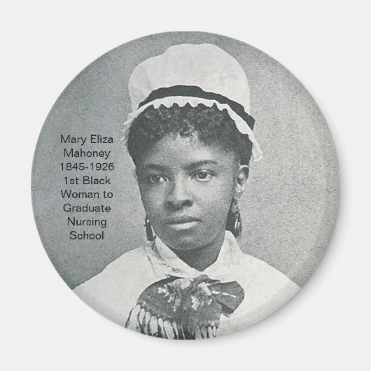 Mary Eliza Mahoney First Black Nurse RN Magneet (Voorkant)
