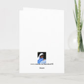 Mary en Baby Feestdagen Kaart (Achterkant)