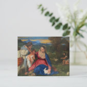 Mary en Baby Jesus door Titisch Briefkaart (Staand voorkant)