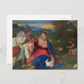 Mary en Baby Jesus door Titisch Briefkaart (Voorkant / Achterkant)