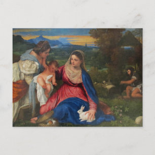 Mary en Baby Jesus door Titisch Briefkaart