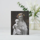 Mary en Christus Child Briefkaart (Staand voorkant)