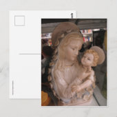 Mary en Christus Child Briefkaart (Voorkant / Achterkant)