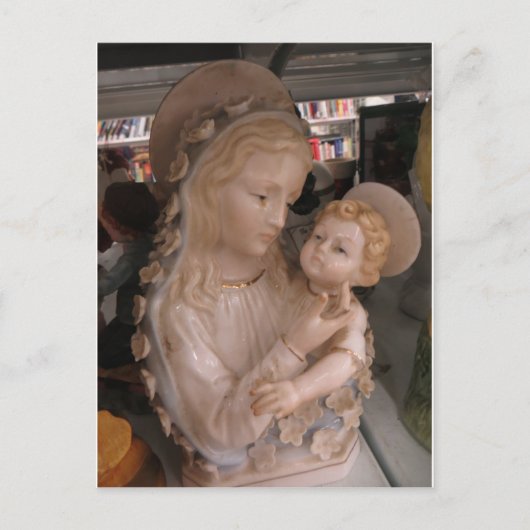 Mary en Christus Child Briefkaart (Voorkant)