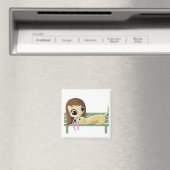 Mary en Crouton de Dog Magneet (Insitu (Vaatwasser))